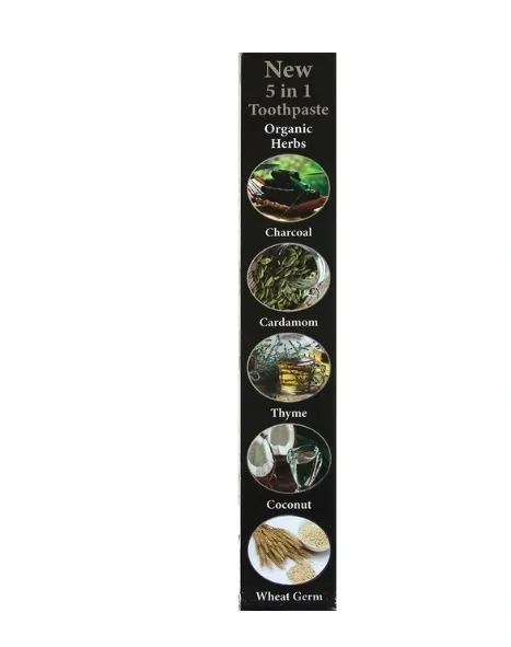 Charcoal Herbal Natural Bamboo Toothpaste - Image 3