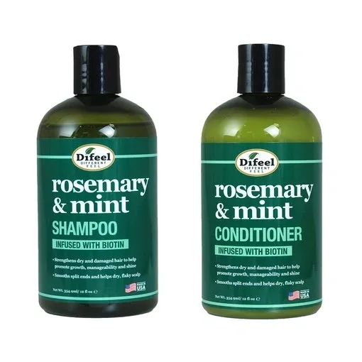 Rosemary & Mint Biotin Shampoo + Conditioner Set
